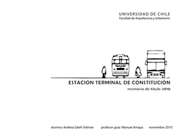 Alumna: Andrea Saleh Selman Profesor Guía: Manuel Amaya Noviembre 2010 I