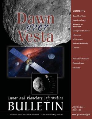 Lunar and Planetary Information Bulletin, Issue #126