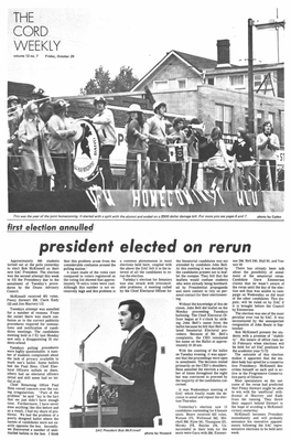 The Cord Weekly (October 29, 1971)