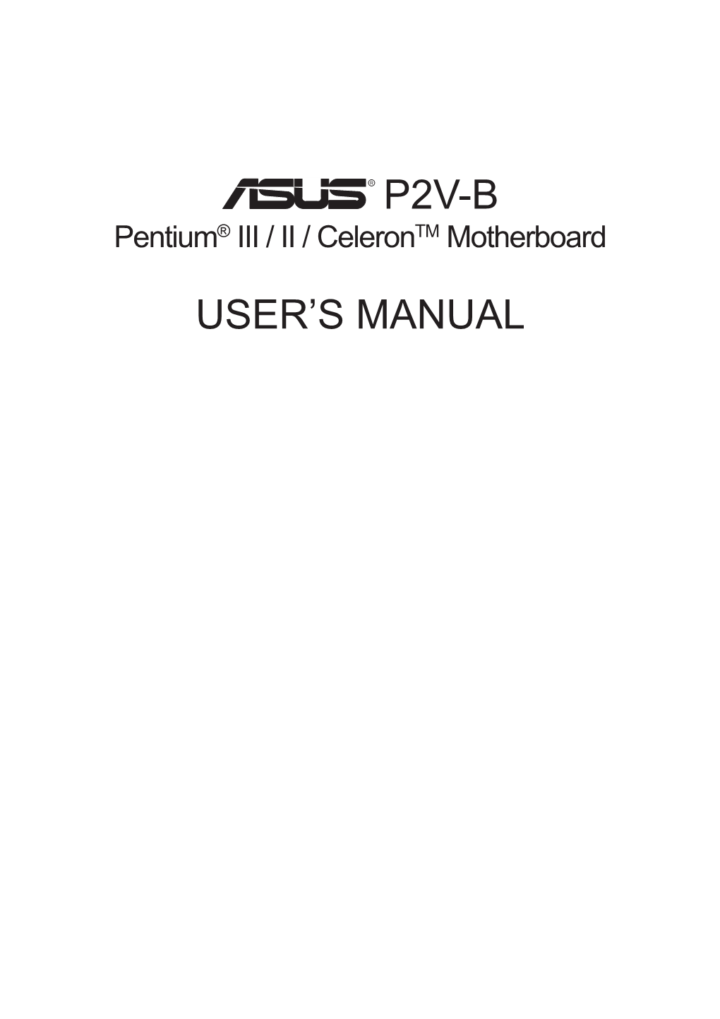 P2v-B User's Manual