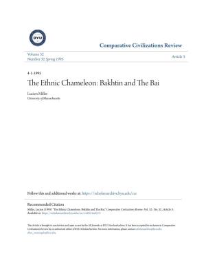 The Ethnic Chameleon: Bakhtin and The