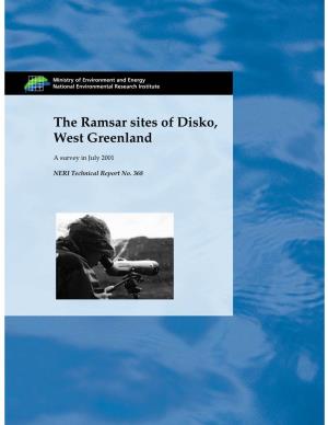 The Ramsar Sites of Disko, West Greenland
