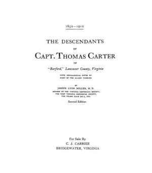 Capt. Thomas Carter