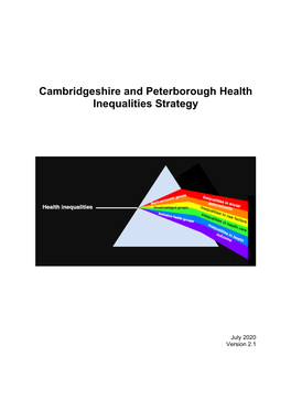 Cambridgeshire and Peterborough Health Inequalities Strategy