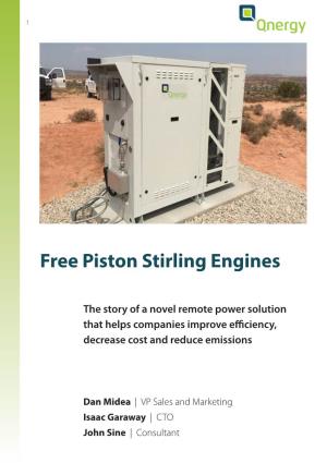 Free Piston Stirling Engines