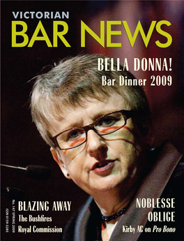 Bella Donna! Bar Dinner 2009 No