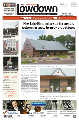 New Lake Elmo Nature Center Creates Welcoming Space to Enjoy the Outdoors