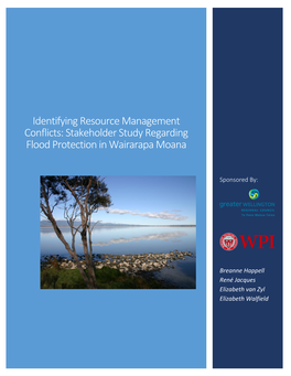 Identifying Resource Management Conflicts: Stakeholder Study Regarding Flood Protection in Wairarapa Moana