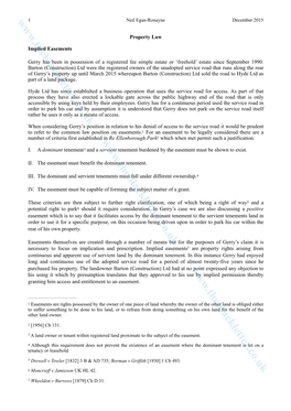 Easements Across Seven Jurisdictions Within Property