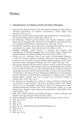 1 Introduction: Evolution of the Security Dilemma