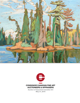 Consignor Canadian Fine Art Auctioneers & Appraisers
