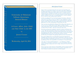 University of Delaware Library Associates Annual Dinner
