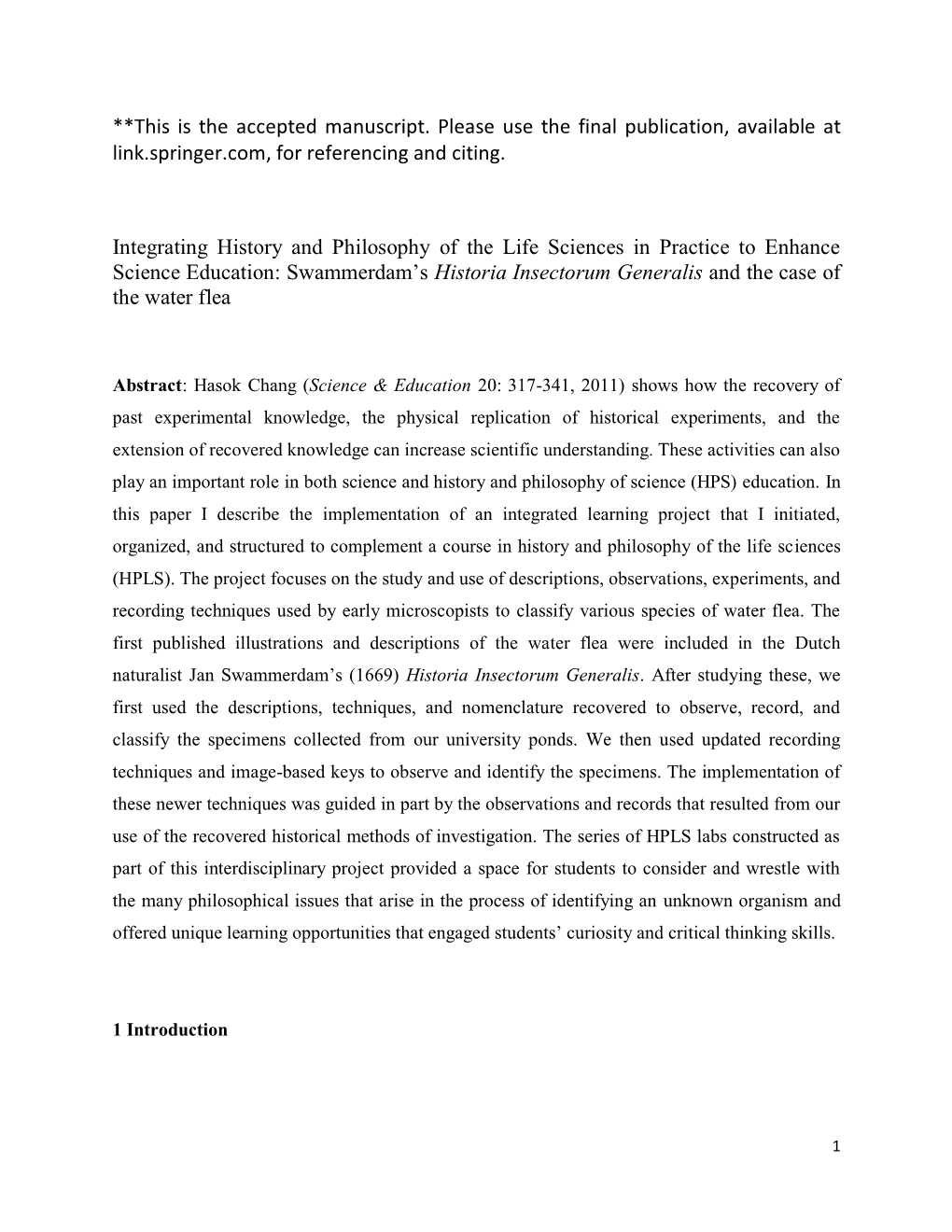 This Is the Accepted Manuscript. Please Use the Final Publication, Available at Link.Springer.Com, for Referencing and Citing