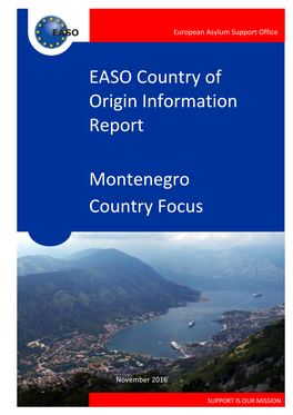 (COI) Report Montenegro