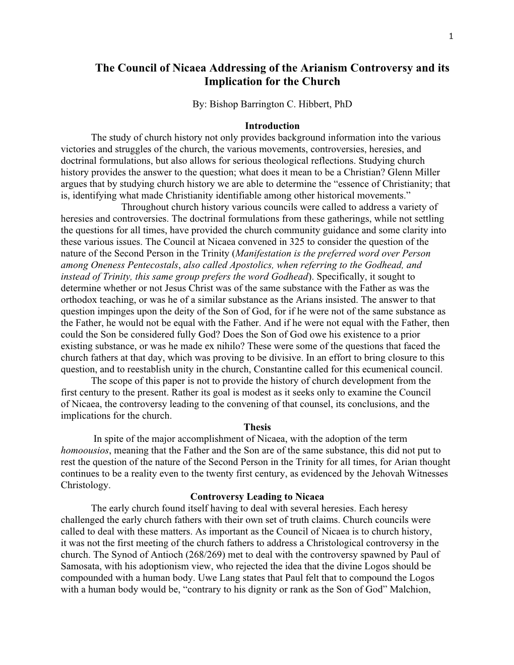 the-council-of-nicaea-addressing-of-the-arianism-controversy-and-its