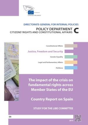 The Impact of the Crisis on Fundamental Rights Across Member States of the EU Country Report on Spain