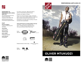 Oliver Mtukudzi & the Black Spirits