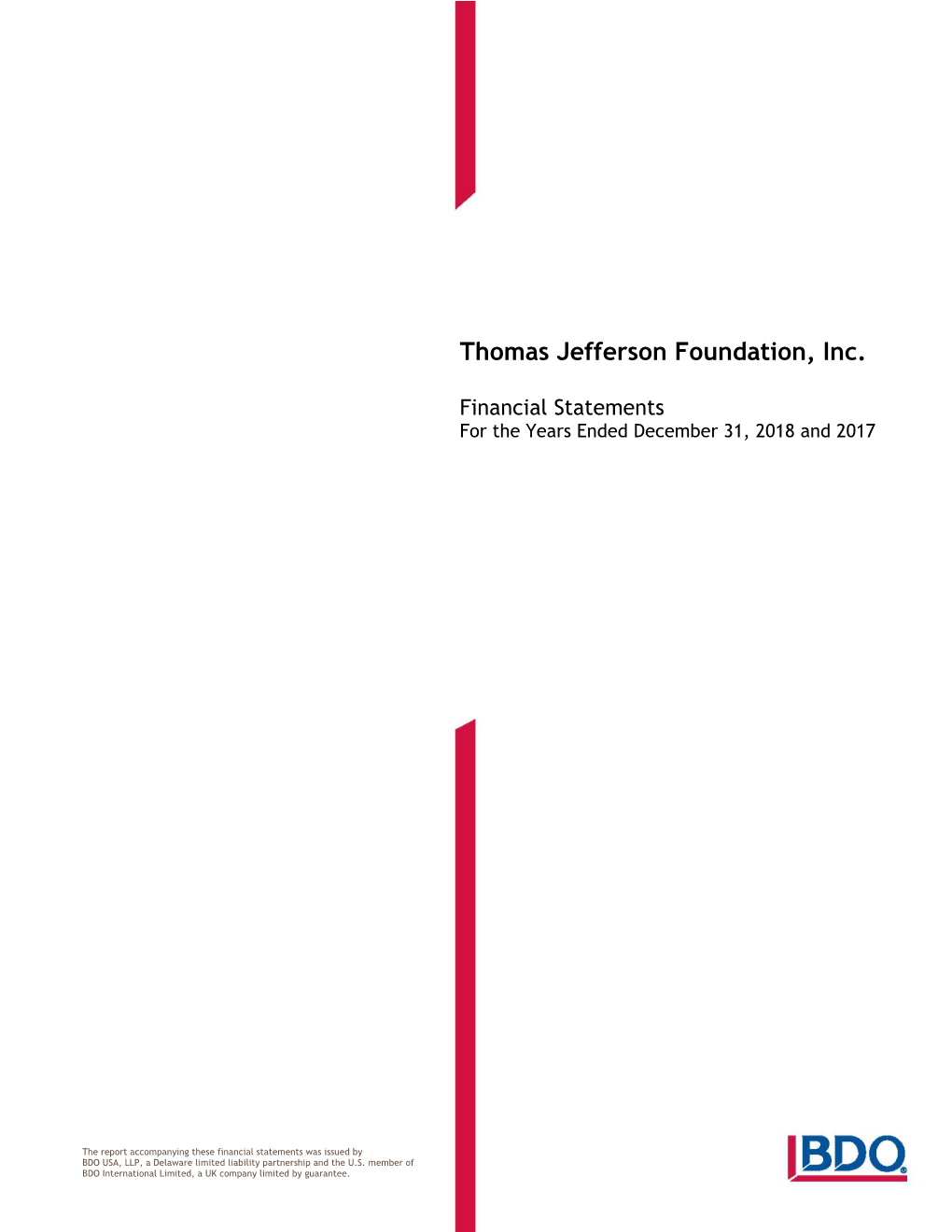 Thomas Jefferson Foundation, Inc