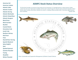 ASMFC Stock Status Overview