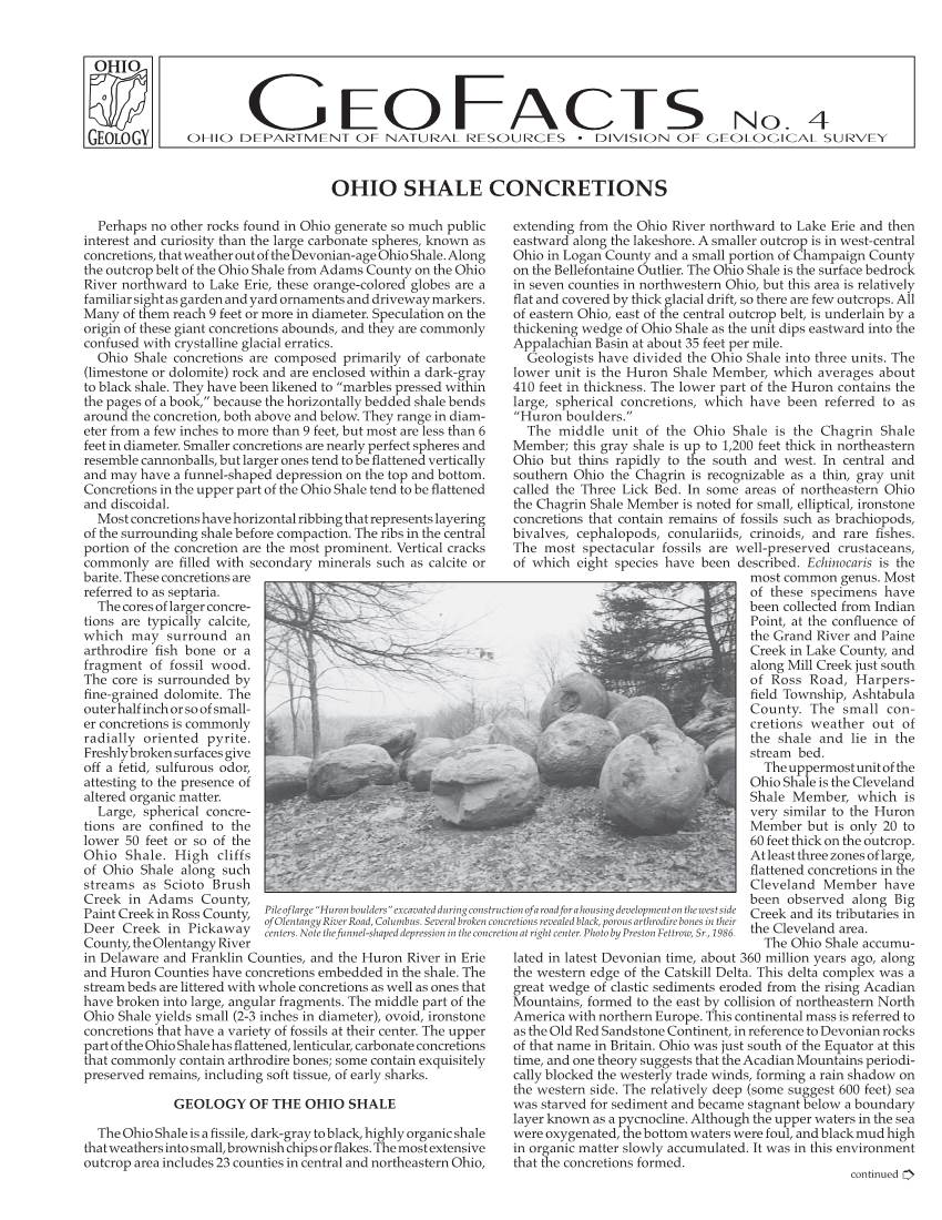 Ohio Shale Concretions