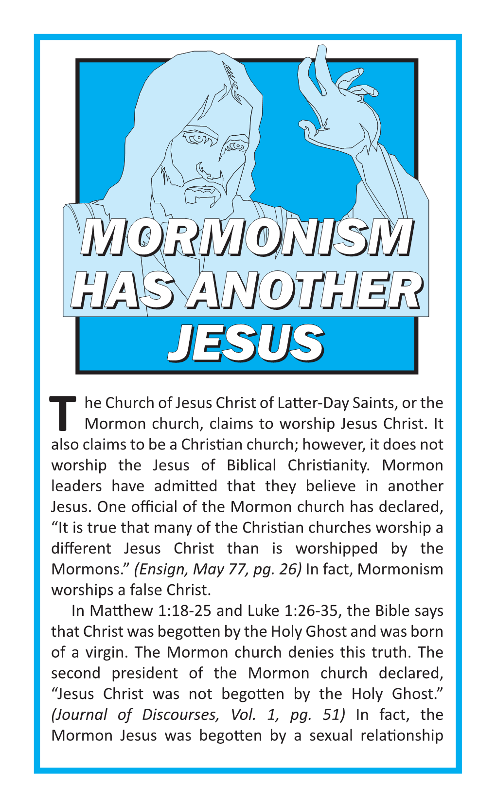 Mormonism Has Another Jesus
