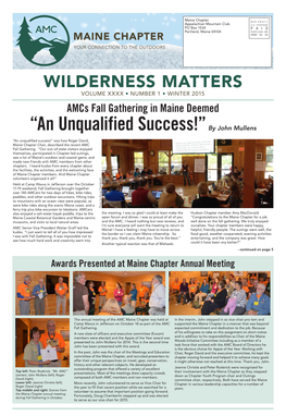 “An Unqualified Success!”By John Mullens