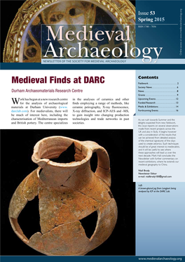 Medieval Finds at DARC Fieldwork