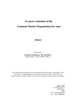Ex-Post Evaluation of the Common Market