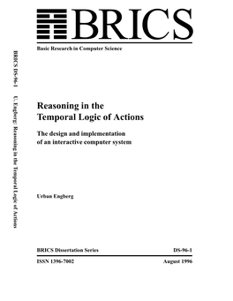 Reasoning in the Temporal Logic of Actions Basic Research in Computer Science