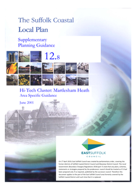 Martlesham Heath Area Specific Guidance June 2001