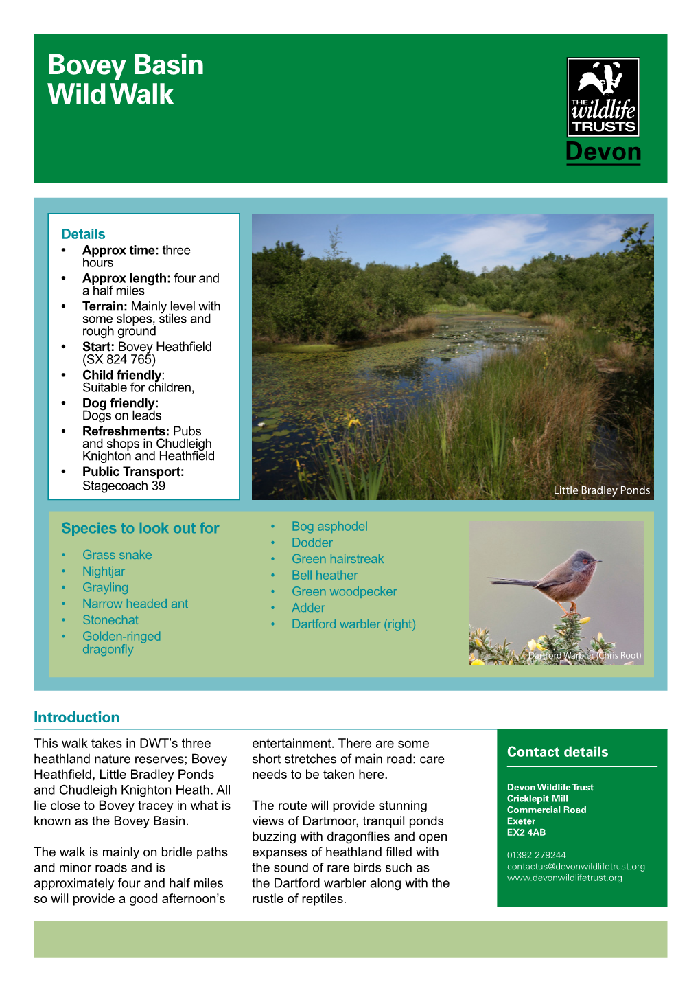 Discover the Bovey Basin with Our Wild Walk Guide - DocsLib