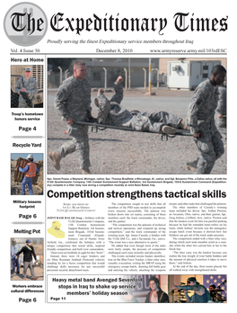 Competition Strengthens Tactical Skills