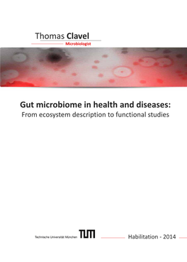 Gut Microbiome in Health and Diseases: Thomas Clavel
