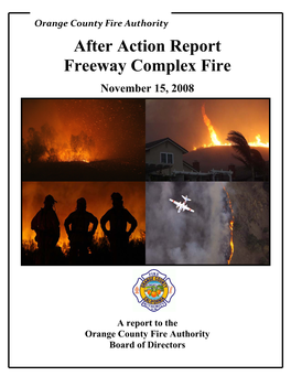 After Action Report Freeway Complex Fire