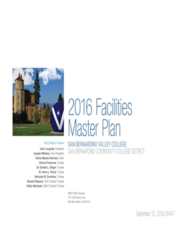Facilities Master Plan 2016