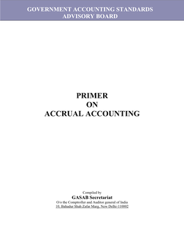 Primer on Accrual Accounting