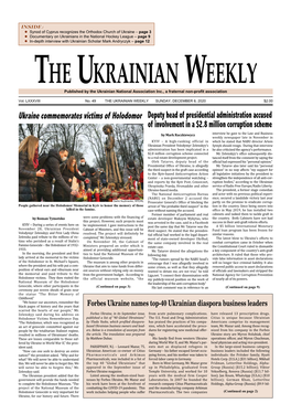 The Ukrainian Weekly, 2020