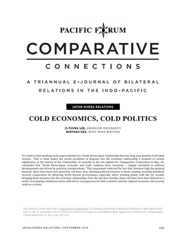 Cold Economics, Cold Politics
