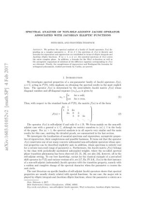 Spectral Analysis of Non-Self-Adjoint Jacobi Operator Associated with Jacobian Elliptic Functions