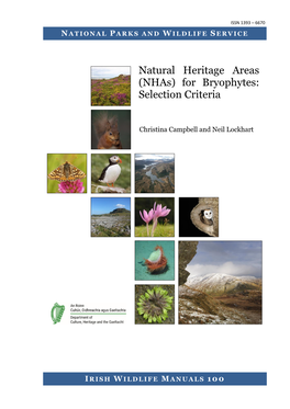 Natural Heritage Areas (Nhas) for Bryophytes: Selection Criteria