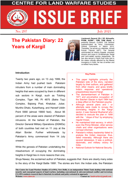 The Pakistan Diary: 22 Years of Kargil