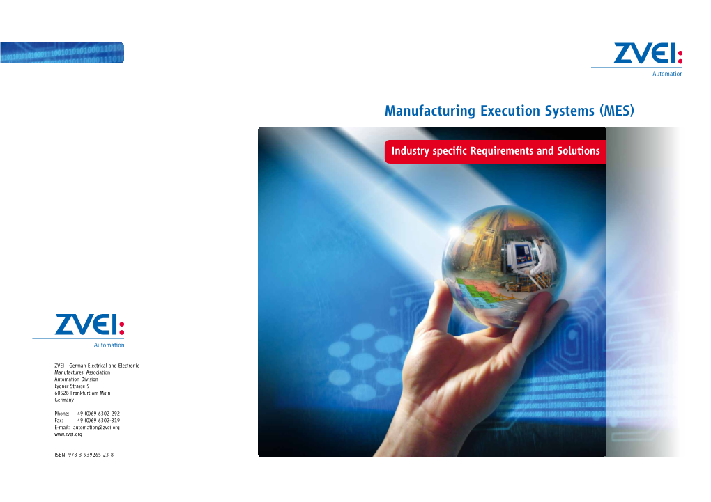 Manufacturing Execution Systems (MES)