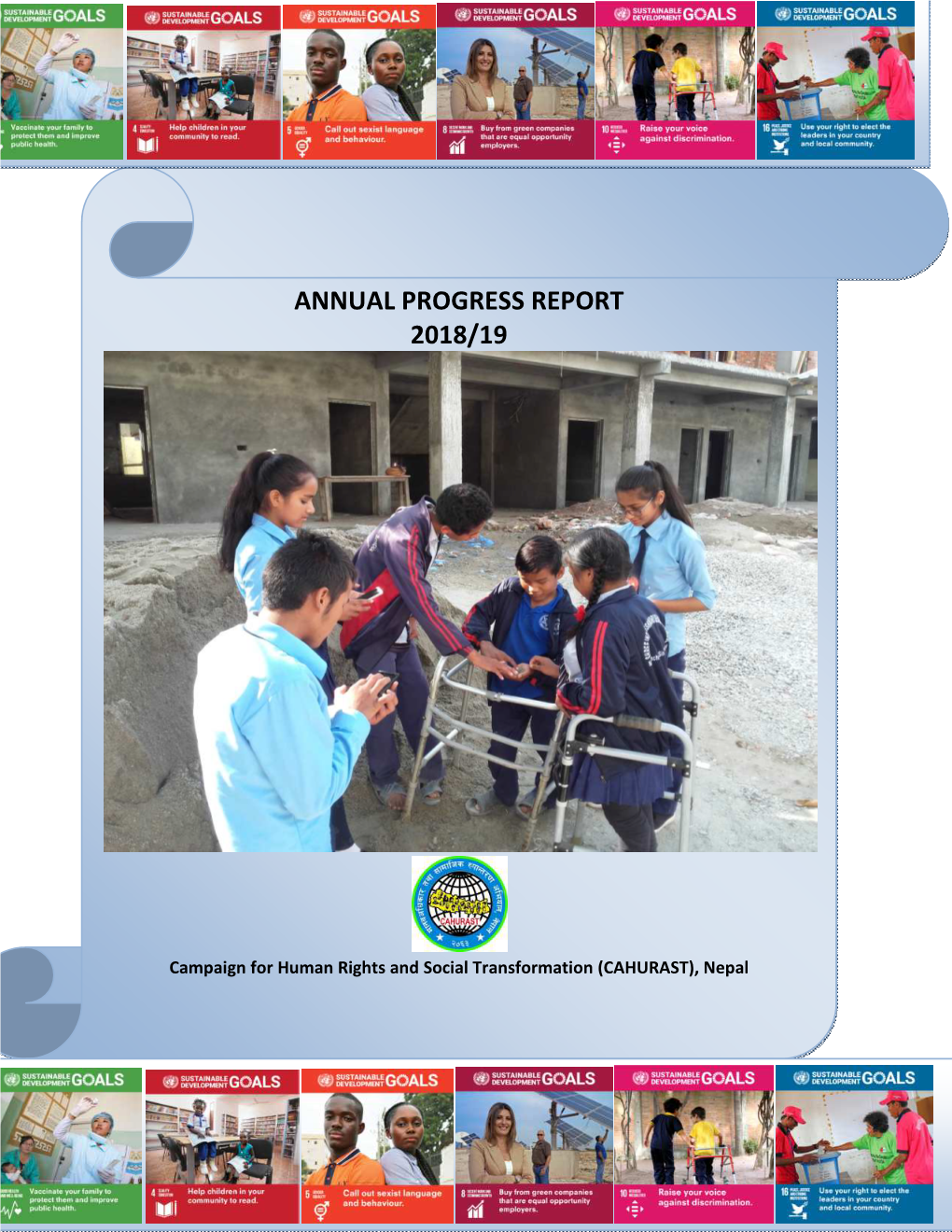 Annual Progress Report 2018/19