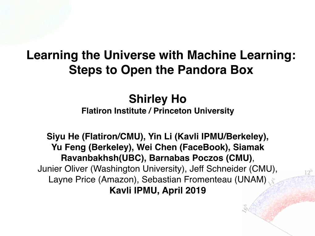 Learning the Universe with Machine Learning: Steps to Open the Pandora Box