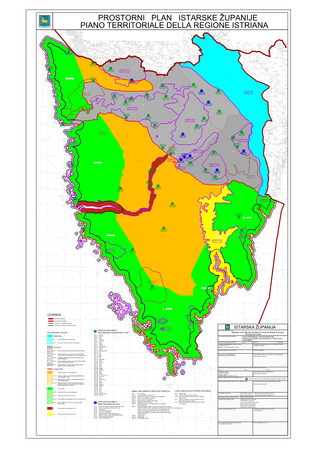 Prostorni Plan Istarske Županije Piano Territoriale Della Regione Istriana