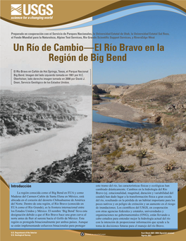Un Río De Cambio—El Río Bravo En La Región De Big Bend