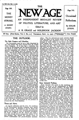 Vol.1 No.20 September 12, 1907