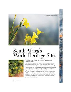 South Africa's World Heritage Sites