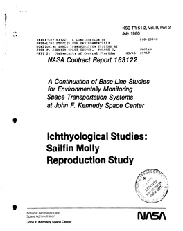 Ichthyological Studies: Reproduction Study