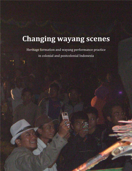 Changing Wayang Scenes
